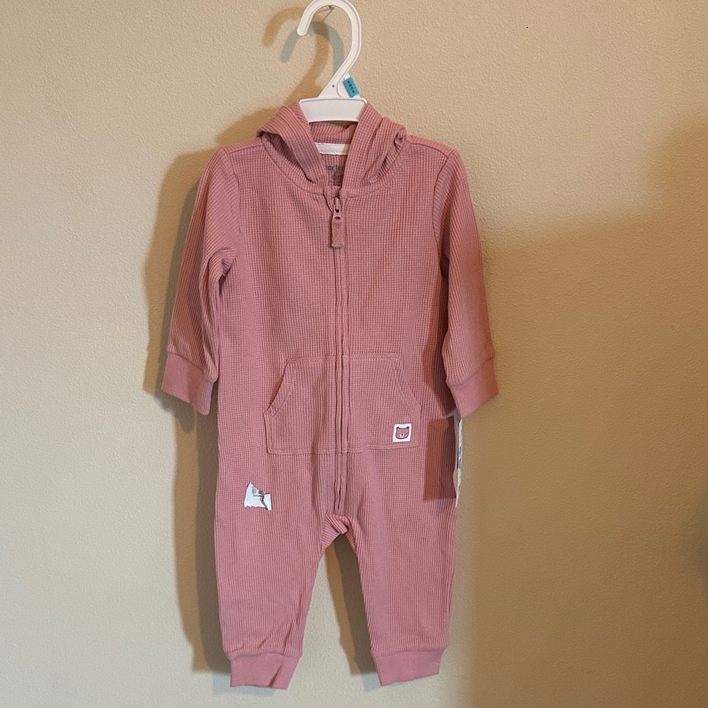 Carter's Pink Hooded Kids Pajamas